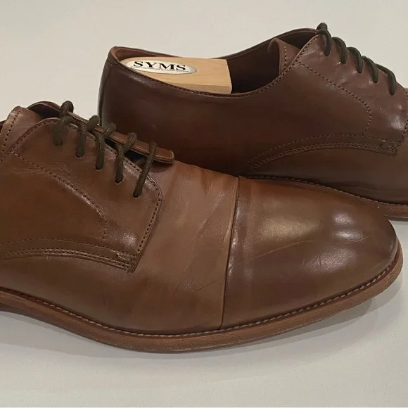 Aquila Tan Dress Shoes Size 43, US Size 10 display picture 1